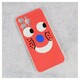 Maskica Smile face za iPhone 12 Pro Max 6 7 crvena