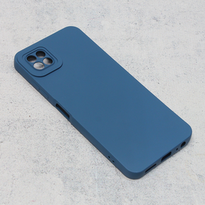 Torbica Silikon Pro Camera za Samsung A226B Galaxy A22 5G tamno plava