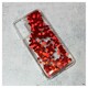 Maskica Liquid Heart za Samsung G996B Galaxy S21 Plus crvena
