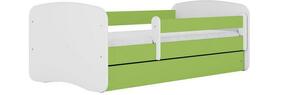 Babydreams krevet sa podnicom i dušekom 90x184x61 cm belo/zeleni