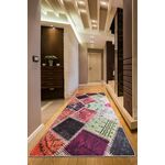 Conceptum Hypnose Ally Djt Multicolor Hall Carpet (80 x 150)