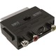 Fast Asia Adapter Scart 3xRCA S Video crni