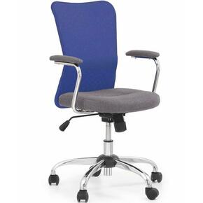 Andy kancelarijska stolica 56x56x95 cm siva/plava