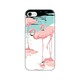 Maskica Silikonska Print za iPhone 7 8 SE 2020 2022 Pink Flamingos