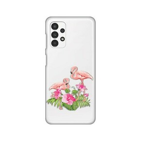 Maskica Silikonska Print Skin za Samsung A135F Galaxy A13 4G Flamingo