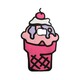 Maskica silikonska Icecream Cup za Samsung G920 S6 G930 S7 pink