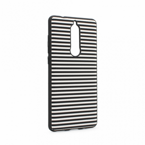 Torbica Luo Stripes za Nokia 5.1 2018 crna