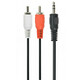 Audio kabl Cablexpert CCA-458-2.5M 3.5mm-2xRCA M 2,5m