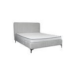 Avellino krevet s podnicom 177x211x118 cm sivi