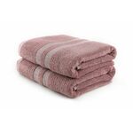 Ayliz - Lilac Lilac Bath Towel Set (2 Pieces)