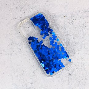 Torbica Liquid Heart za iPhone 12 Mini 5.4 plava