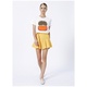 Factory Normal Waist Yellow Women's Skirt ELA-22