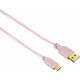 HAMA USB-C kabl fleksibilan bakar pozlata 0.75m roze 135787