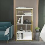 Valero - White, Gold WhiteGold Bookshelf