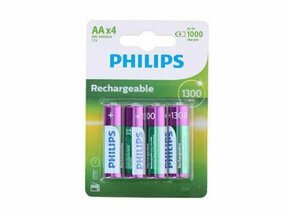 PHILIPS Baterija AA NiMH 1.2V 1300mAh (1/4)