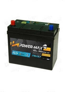 Power Max Akumulator PM457 12V 45Ah L+ Power Max - Vipiemme