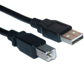 Fast Asia Kabl USB A USB B M M 5m crni