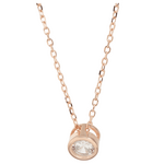 J&amp;B Jewellery 925 Srebrna ogrlica Q4-Rose gold