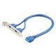 CC-USB3-RECEPTACLE Gembird Dual USB 3.0 receptacle on bracket