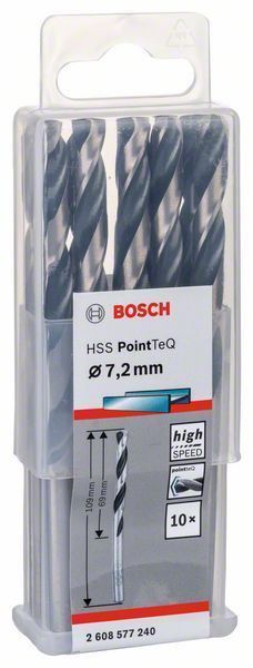 Bosch HSS spiralna burgija PointTeQ 7
