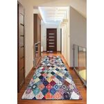 Conceptum Hypnose Lively Djt Multicolor Hall Carpet (80 x 200)