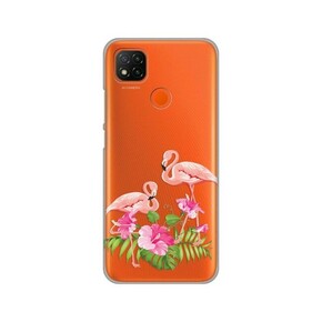 Maskica Silikonska Print Skin za Xiaomi Redmi 9C Flamingo