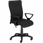 Leon kancelarijska stolica 661x61x99,5-112,5 cm crna