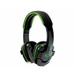 Esperanza EGH310G gaming slušalice, 3.5 mm, crna/zelena, mikrofon