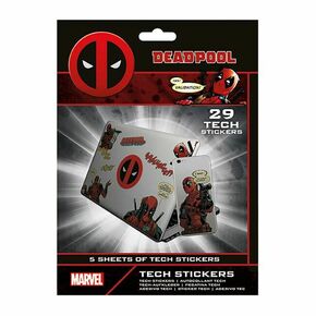 Deadpool (Merc with a Mouth) Tech Stickers