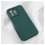 Maskica Teracell Soft Velvet za iPhone 14 Pro Max 6 7 tamno zelena