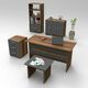 VO14 - BA WalnutAnthracite Office Furniture Set
