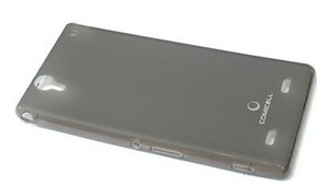 Futrola silikon DURABLE za Sony Xperia T2 Ultra D5303D siva