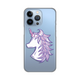 Torbica Silikonska Print Skin za iPhone 13 Pro 6.1 Purple Unicorn