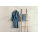 L'essential Maison 1051A-044-1 Blue Bathrobe Set (2 Pieces)