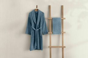 L'essential Maison 1051A-044-1 Blue Bathrobe Set (2 Pieces)