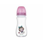 Canpol baby Flašica široki vrat, antikolik - Easy start- 300 ml - toys doll pink