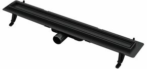 Reverzibilni linearni odvod Duplex Black ABS + Inox 500
