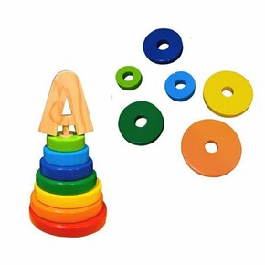 HANAH HOME Drvena igračka Toddler Rainbow