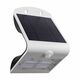 Eglo Lamozzo spoljna zidna lampa/1, led solarna, na baterije, 3,2w, 440lm, ip44, senzor, plastika/bela