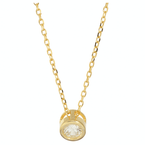 J&amp;B Jewellery 925 Srebrna ogrlica Q4-Gold