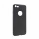 Torbica silikonska Skin za iPhone 8 mat crna (sa otvorom za logo)