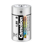 Camelion punjiva alkalna baterija LR20, Tip AA/Tip D, 1.2 V/1.5 V
