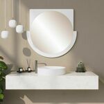 Lucky Mirror - White White Decorative Mirror