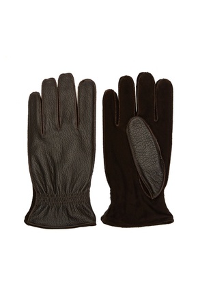 Brown Men's Leather Gloves
