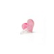 Kapica handsfree 3 5 mm srce roze