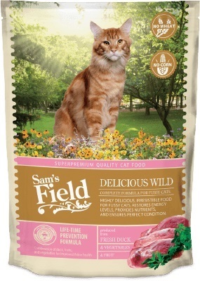 Sam's Field Adult Hrana za Mačke Delicious Wild