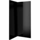 Prednja vrata Platinum za ugaoni element 60x72 cm crna