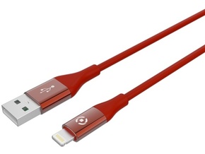 Celly LIGHTNING COLOR CABLE 1M USBLIGHTCOLORRD