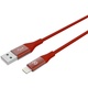 Celly LIGHTNING COLOR CABLE 1M USBLIGHTCOLORRD