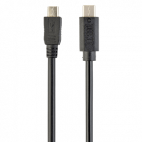 GEMBIRD USB kabl MicroUSB na USB C 1m (Crna) CCP-USB2-MBMCM-1M